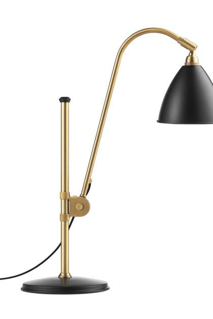 Gubi bestlite bl1 bordslampa kolsvart-mässing