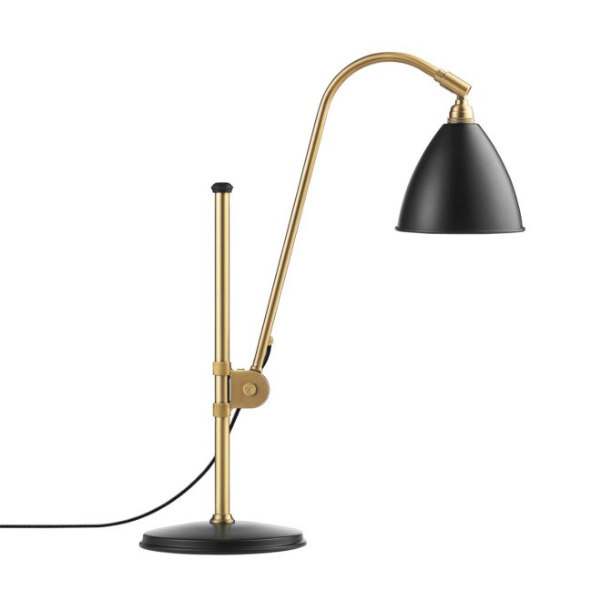 Gubi bestlite bl1 bordslampa kolsvart-mässing