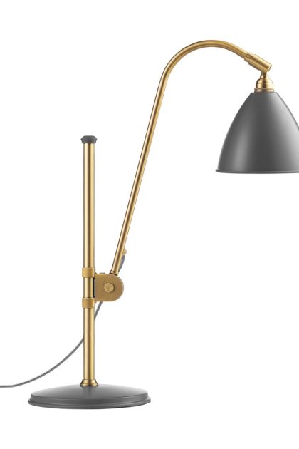 Gubi bestlite bl1 bordslampa grå-mässing