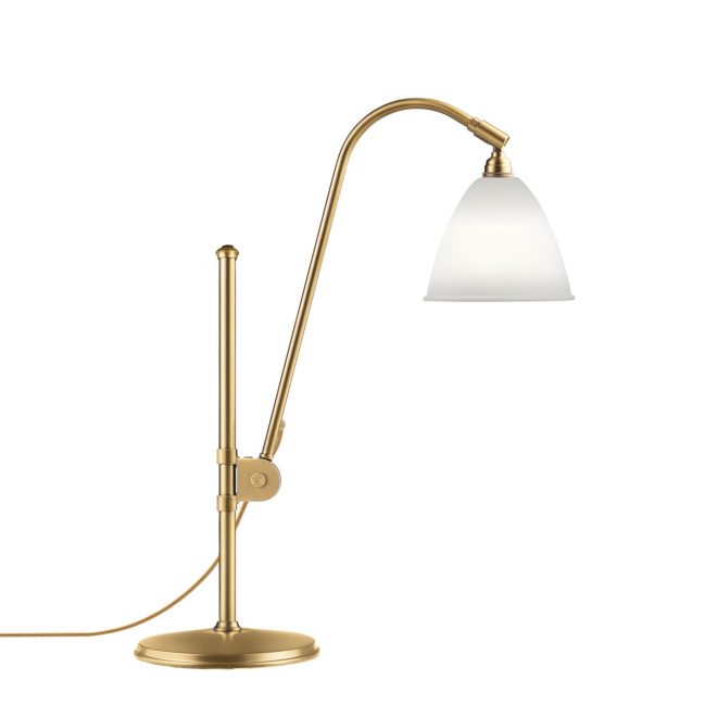 Gubi bestlite bl1 bordslampa benporslin-mässing