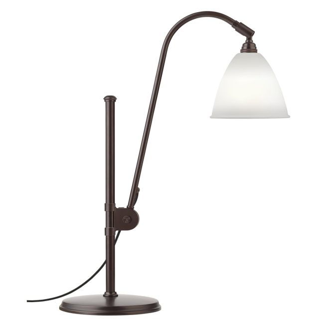 Gubi bestlite bl1 bordslampa benporslin-svart