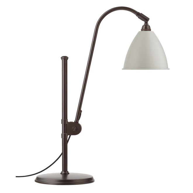 Gubi bestlite bl1 bordslampa classic white-svart