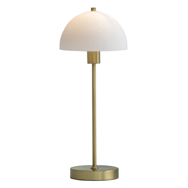 Herstal vienda bordslampa mässing-vit