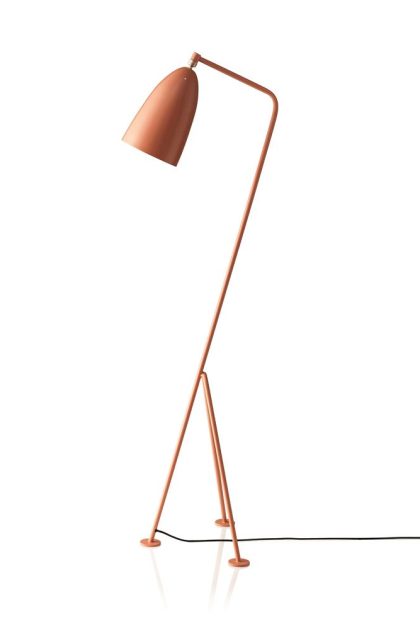 Gubi gräshoppa golvlampa vintage röd