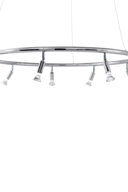 Örsjö belysning star 9 lampa rund Ø100 cm förnicklad mässing