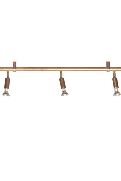 Örsjö belysning star 3 lampa rå koppar