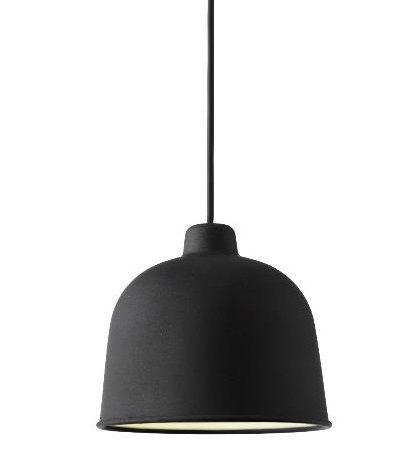 Muuto grain taklampa svart