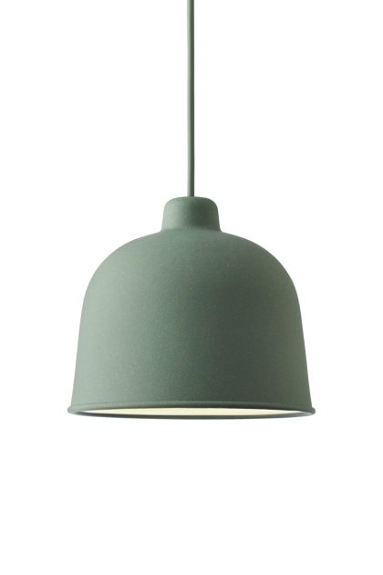 Muuto grain taklampa dusty green (grön)