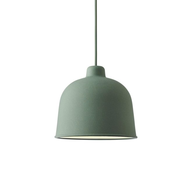 Muuto grain taklampa dusty green (grön)