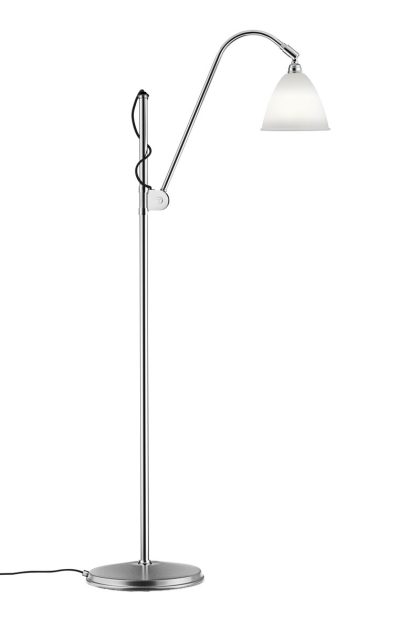 Gubi bestlite bl3s golvlampa bone china-chrome