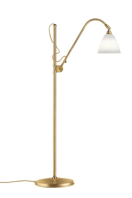 Gubi bestlite bl3s golvlampa bone china-brass