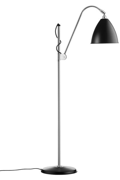 Gubi bestlite bl3m golvlampa svart-krom