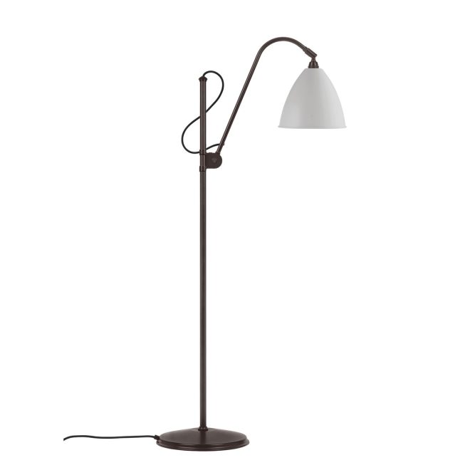 Gubi bestlite bl3m golvlampa classic white-svart