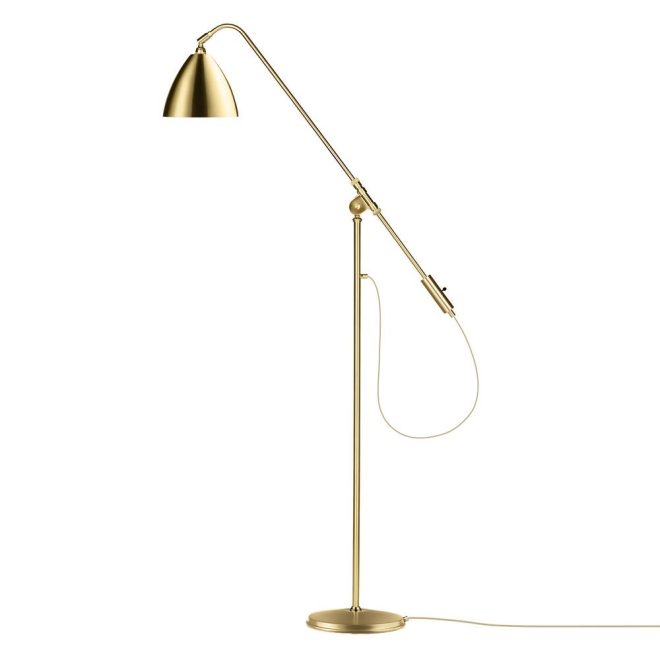 Gubi bestlite bl4 golvlampa mässing