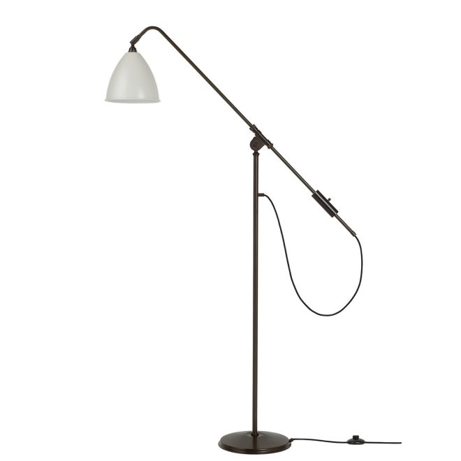 Gubi bestlite bl4 golvlampa classic white-svart
