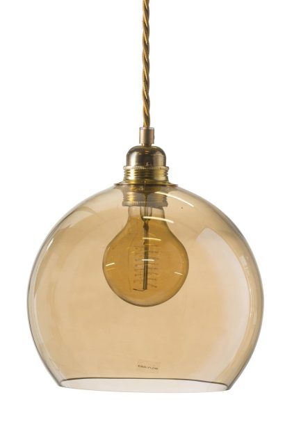 Ebb & flow rowan taklampa m, Ø 22 cm golden smoke