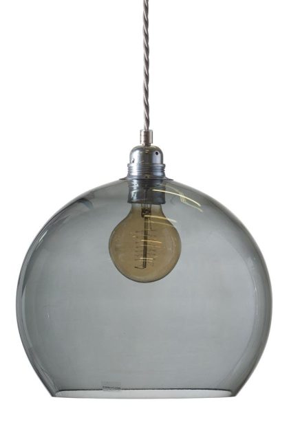 Ebb & flow rowan taklampa l, Ø 28 cm smokey grey