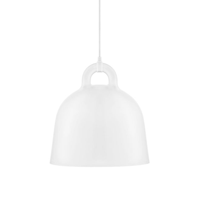 Normann copenhagen bell lampa vit medium