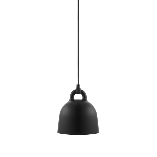 Normann copenhagen bell lampa svart x-small