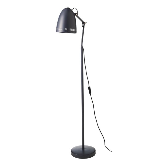 Superliving dynamo golvlampa matt almost black (grå)