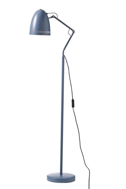 Superliving dynamo golvlampa matt smoke blue (blå)