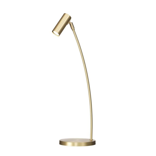 Örsjö belysning puck bordslampa matt mässing