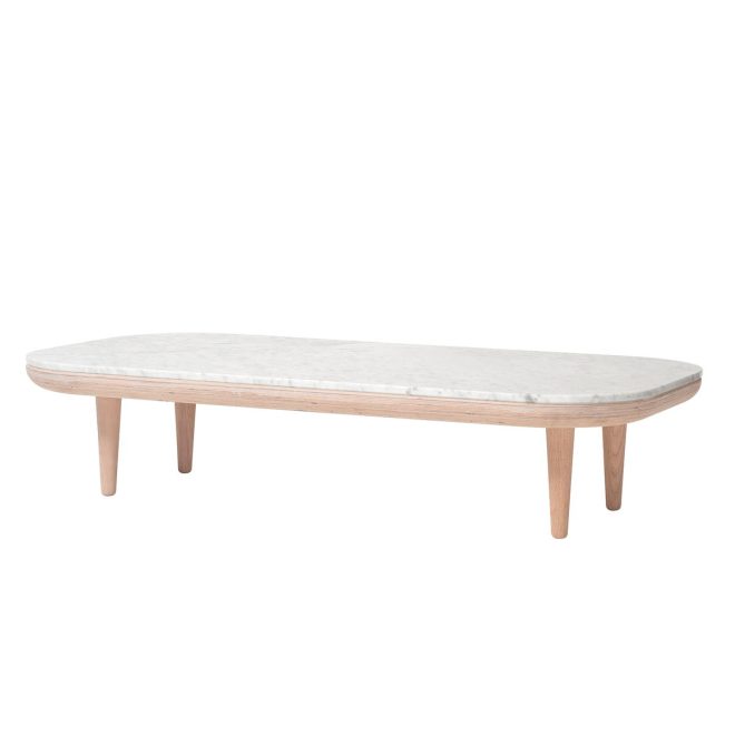&tradition fly bord sc5 ljus oljad ek + vit marmor