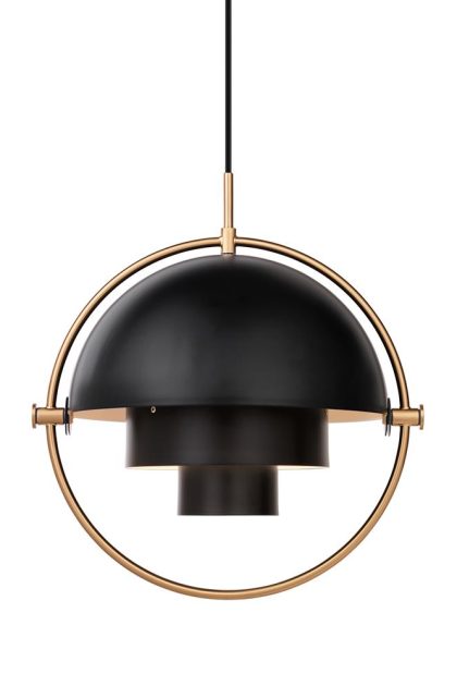 Gubi multi-lite taklampa mässing-kolsvart