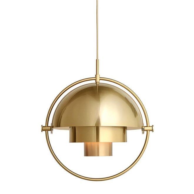 Gubi multi-lite taklampa mässing