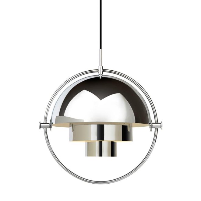 Gubi multi-lite taklampa krom