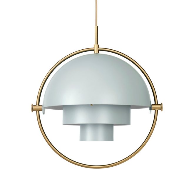 Gubi multi-lite taklampa mässing-grå