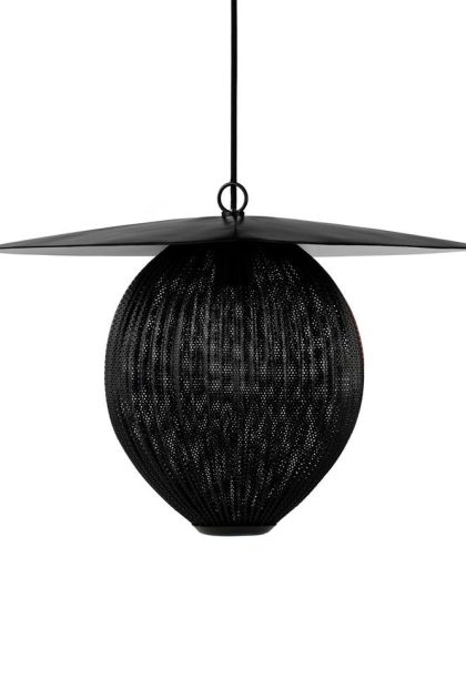 Gubi satellite taklampa medium Ø22cm midnight black (svart)