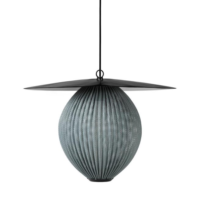 Gubi satellite taklampa large Ø27 cm rainy grey (grå)