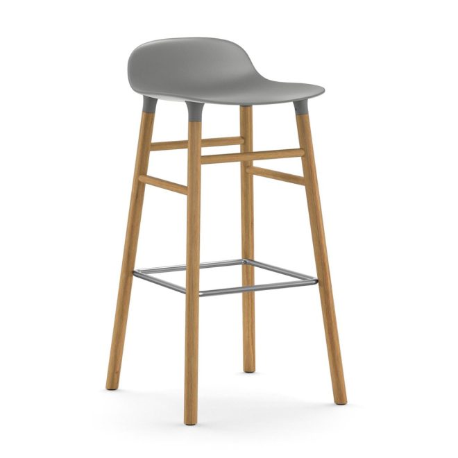 Normann copenhagen form chair barstol ekben grå