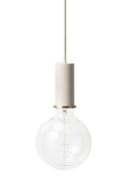 Ferm living collect taklampa liten light grey (grå)