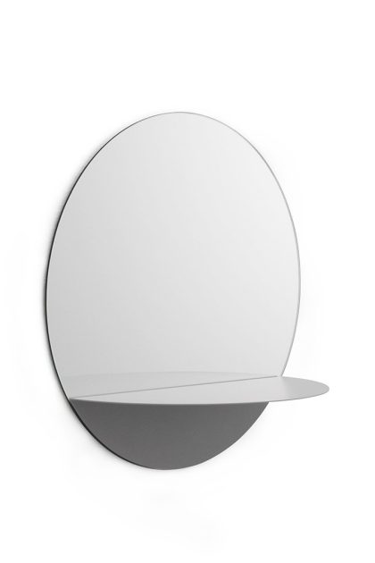 Normann copenhagen horizon spegel rund grå