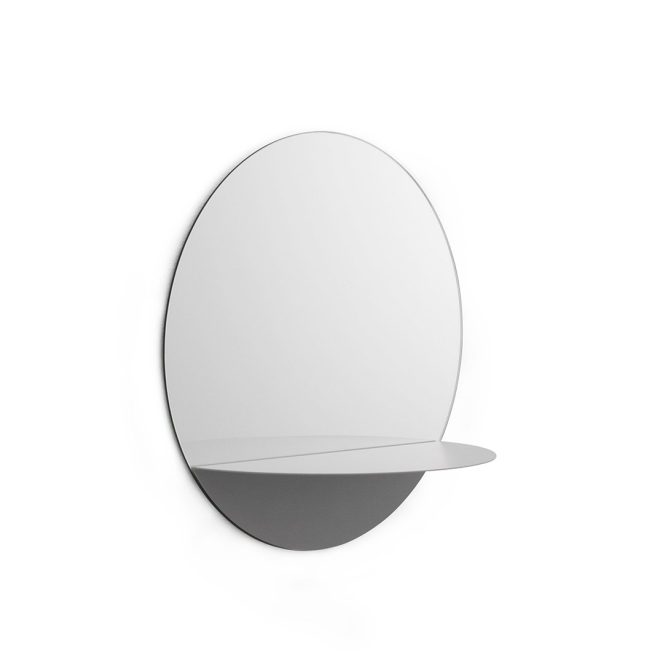 Normann copenhagen horizon spegel rund grå