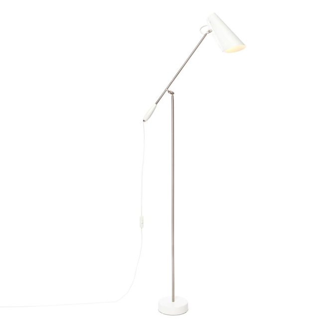Northern birdy golvlampa matt vit