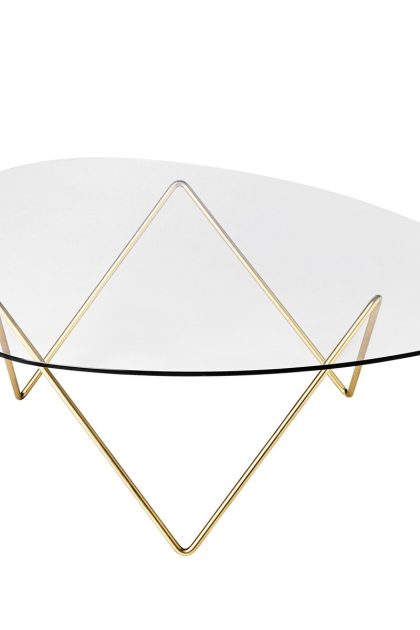 Gubi pedrera soffbord mässingsben