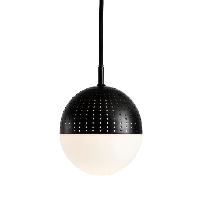 Woud dot taklampa small svart