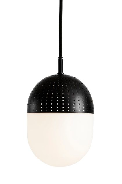 Woud dot taklampa medium svart