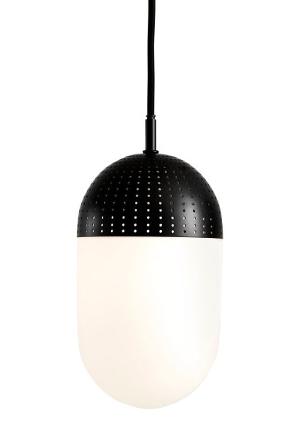 Woud dot taklampa large svart