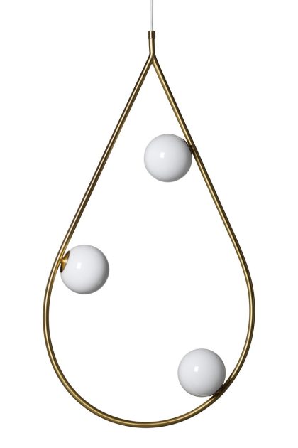 Pholc pearls 80 taklampa mässing