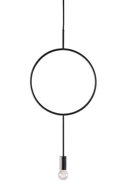 Northern circle taklampa svart