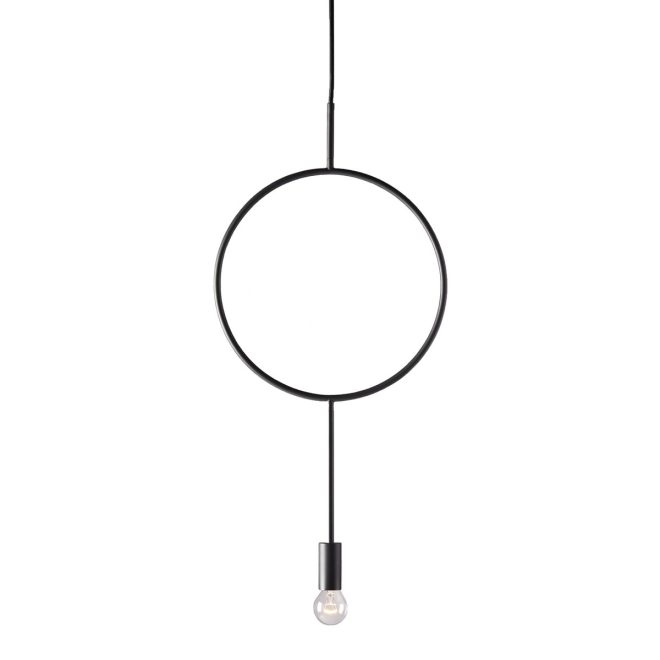 Northern circle taklampa svart
