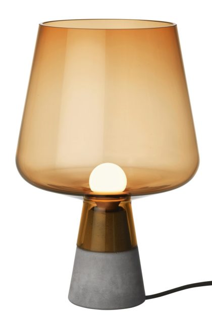 Iittala leimu bordslampa 300x200 mm brun