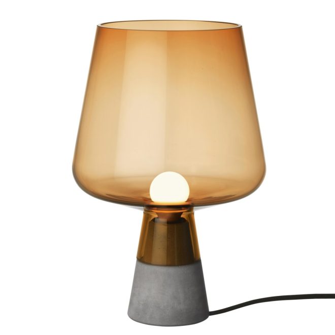 Iittala leimu bordslampa 300x200 mm brun