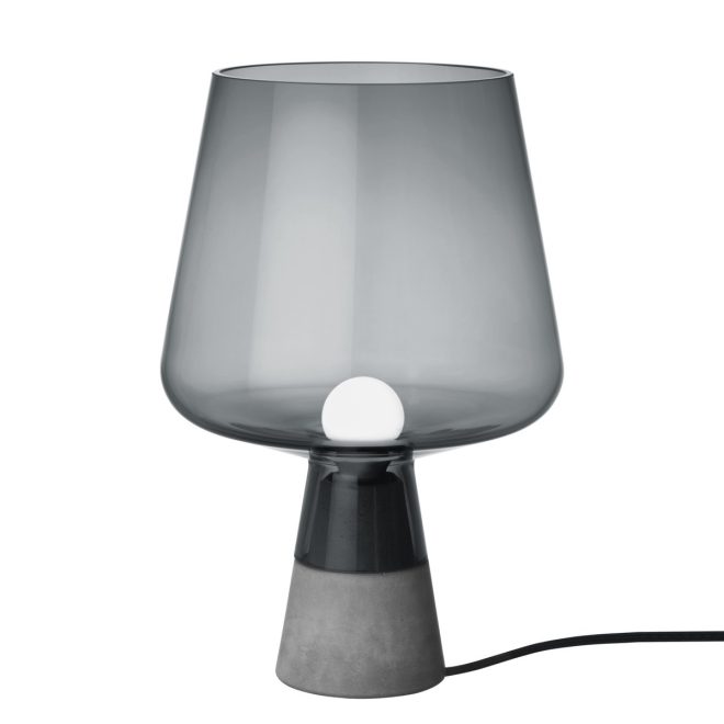 Iittala leimu bordslampa 300x200 mm grå