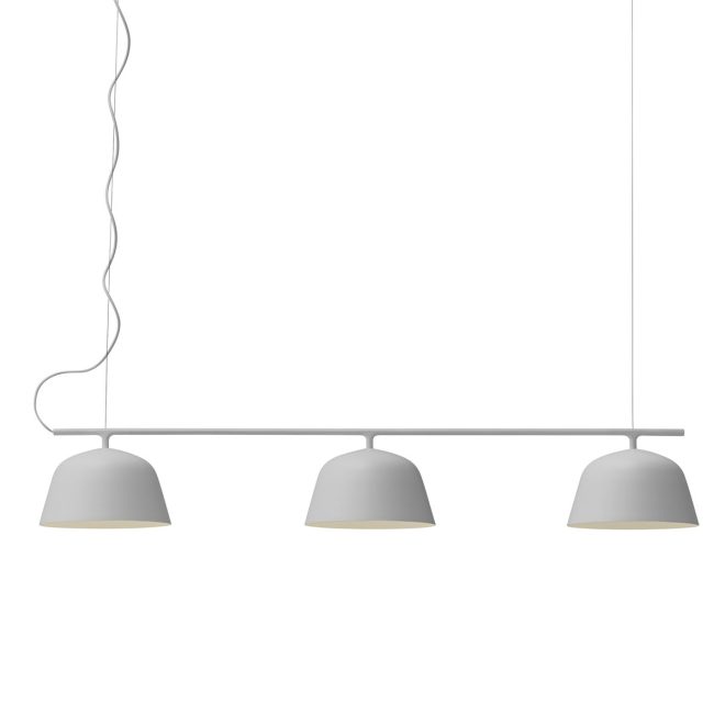 Muuto ambit rail taklampa grå