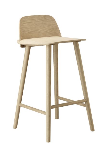 Muuto nerd barstol 75 cm oak